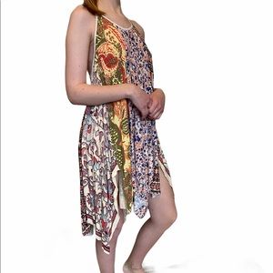 Colorful Free People Dress with Backless Details